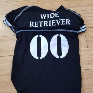 Wide Retriever Dog padded football shirt